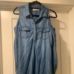 Jean Cut-out Shoulder Tunic